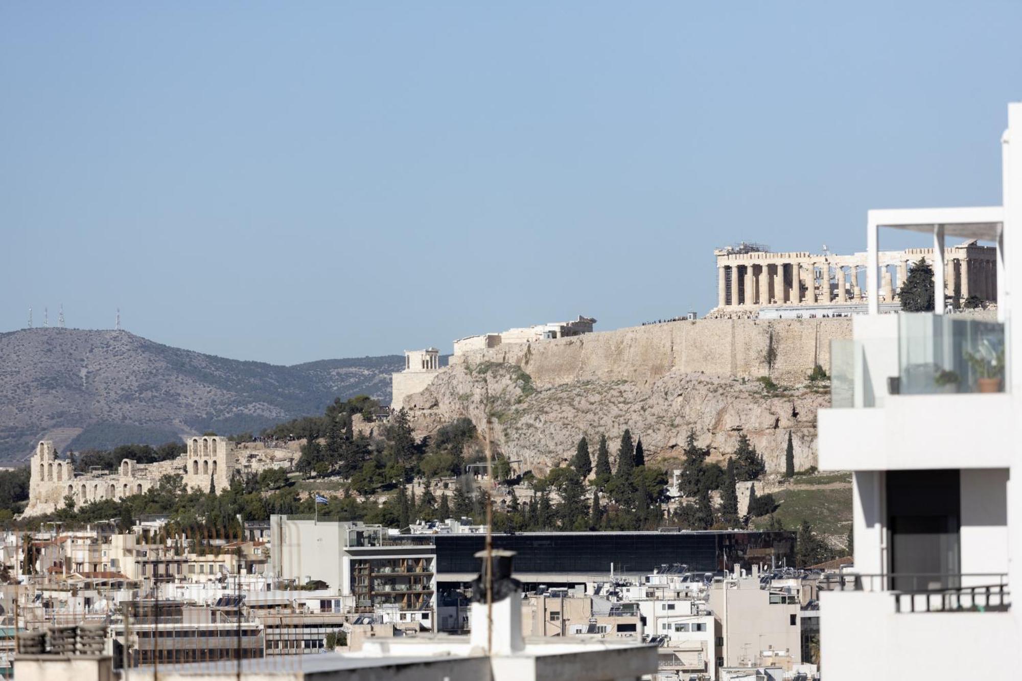 Renovated 3 Bedroom Apt With Acropolis View Athene Buitenkant foto