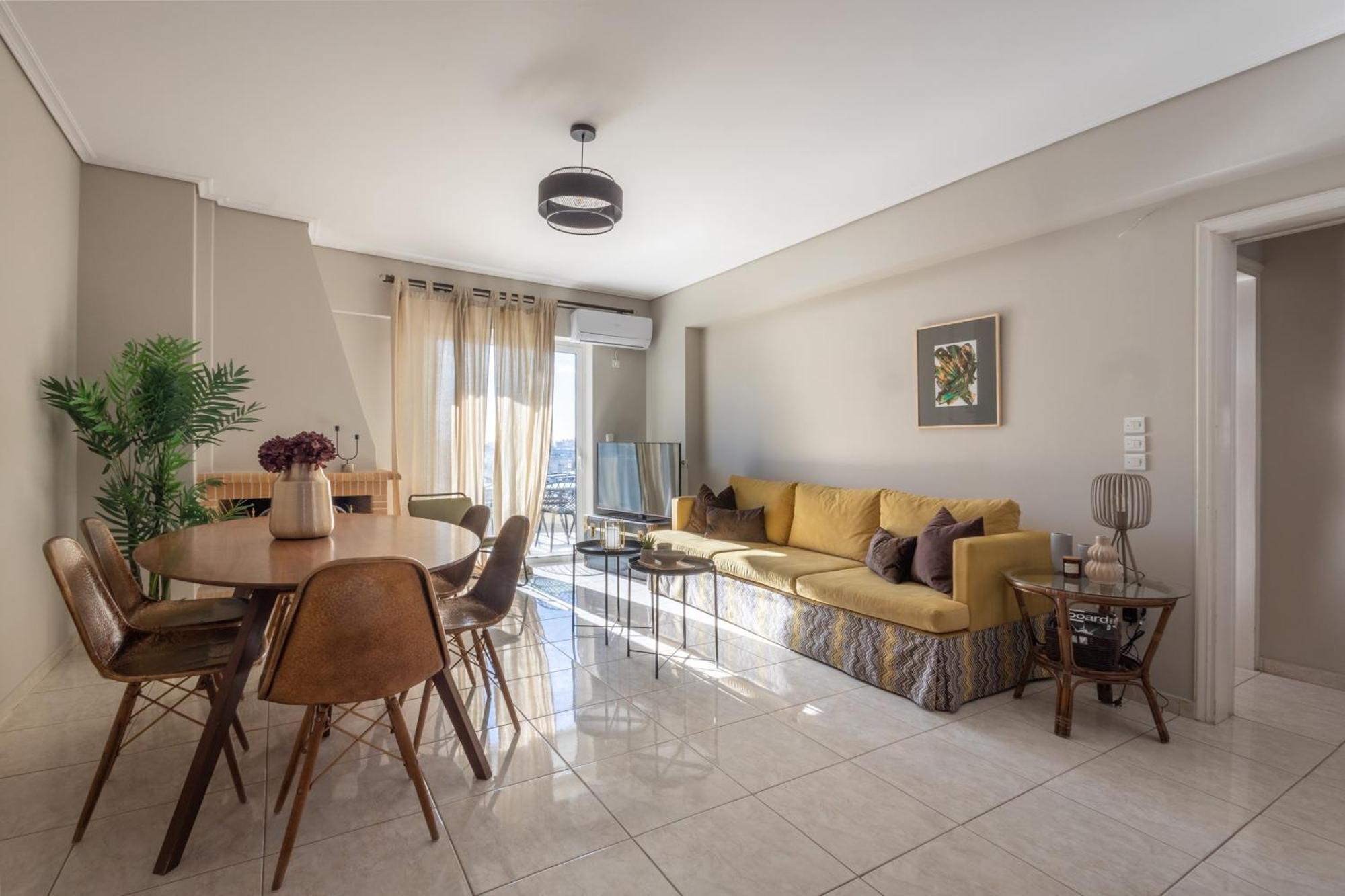 Renovated 3 Bedroom Apt With Acropolis View Athene Buitenkant foto